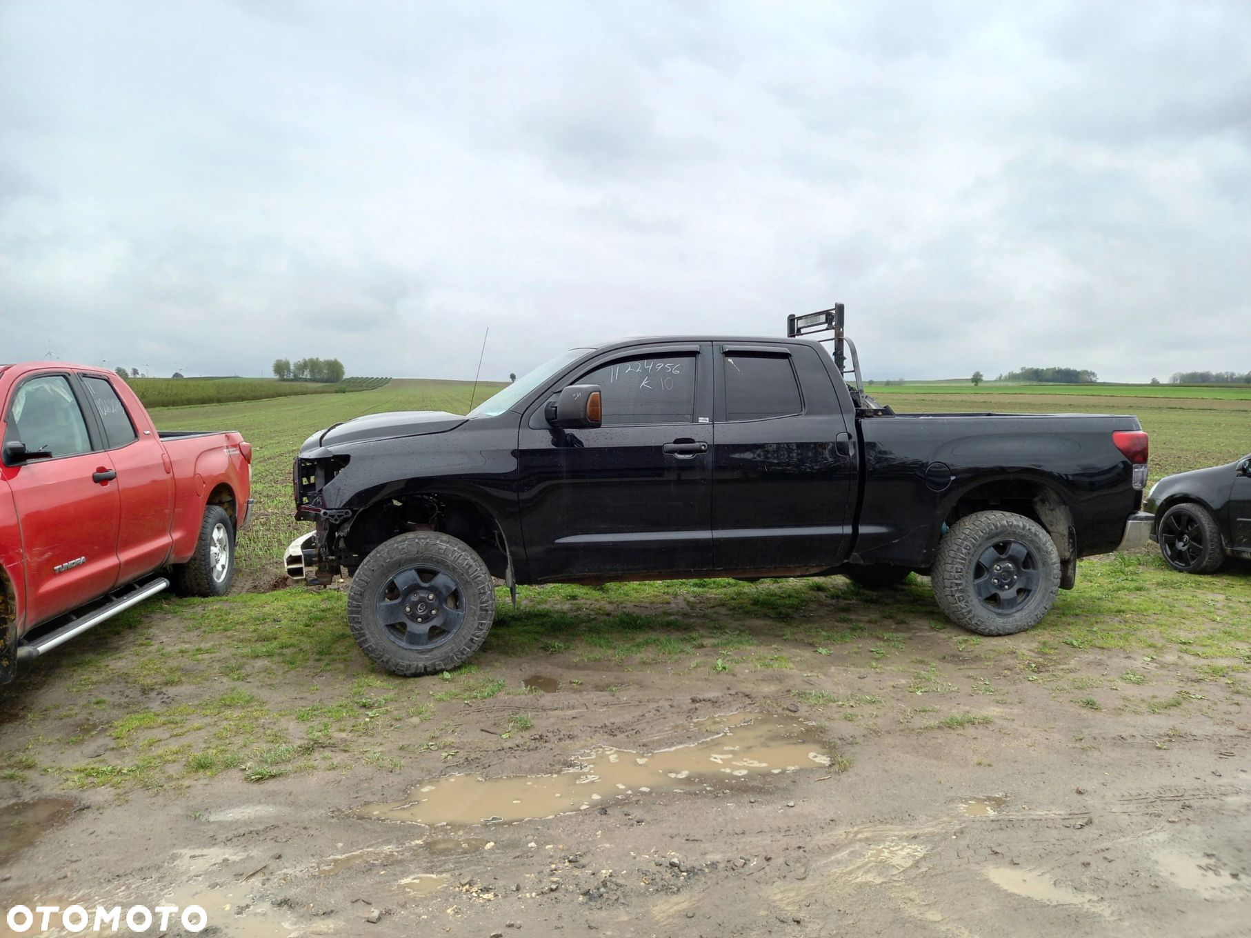 Toyota Tundra Sequoia linka otwierania maski przód - 5