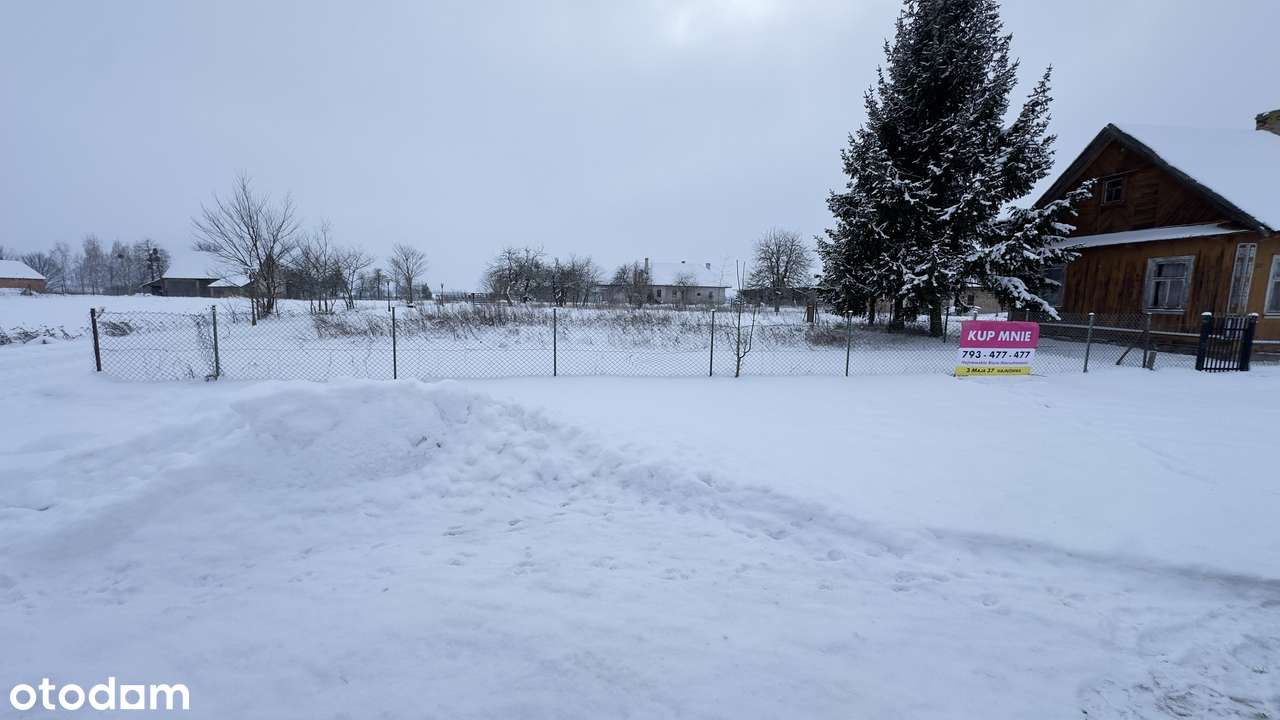 Działka w Podlaskiej malowniczej wsi Rzepiska,Żubry PuszczaBiałowieska-6