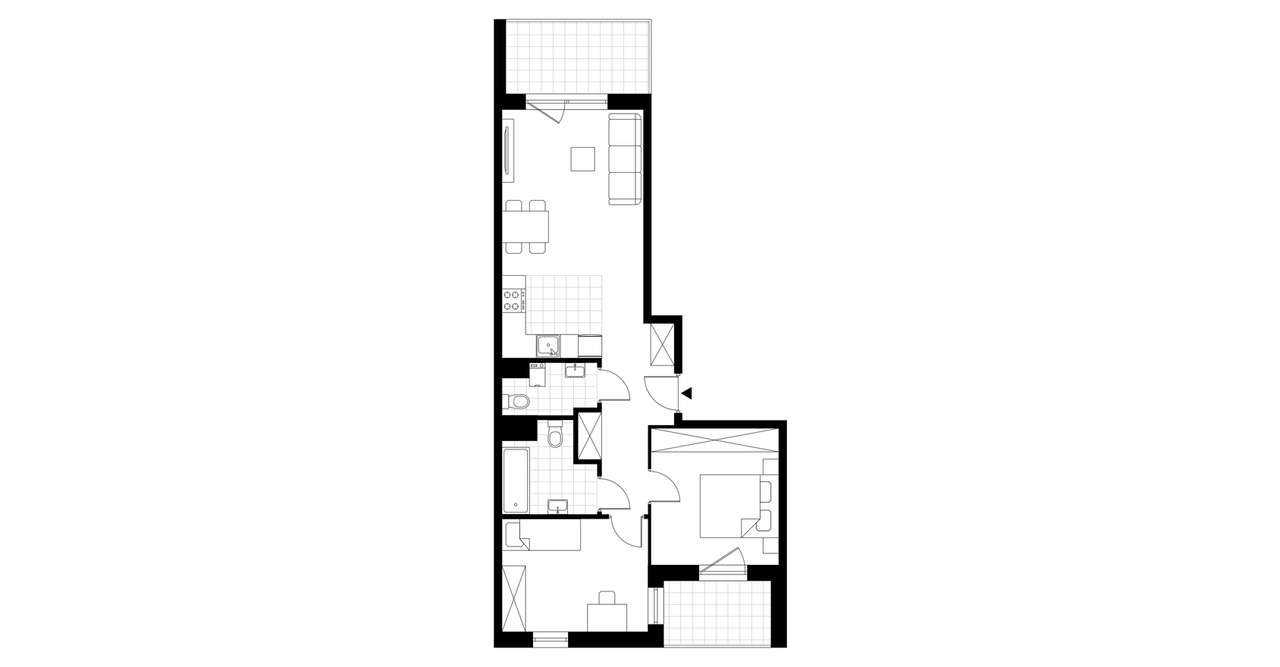 Nowe Miasto | apartament 3-pok. | A4.2.1 - Pełny obrazek: 4/9