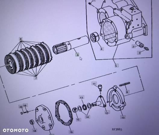 John Deere R72000/wał/John Deere 4555/4755/4955 - 1