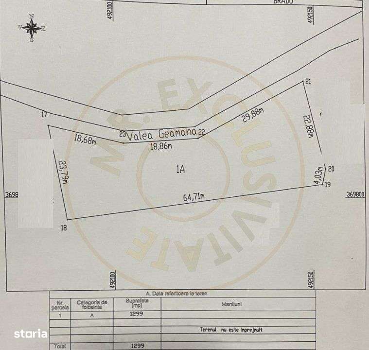 Teren intravilan  1299 MP  Geamana, Pitesti – zona excelenta, toate - Imagine principală: 4/4