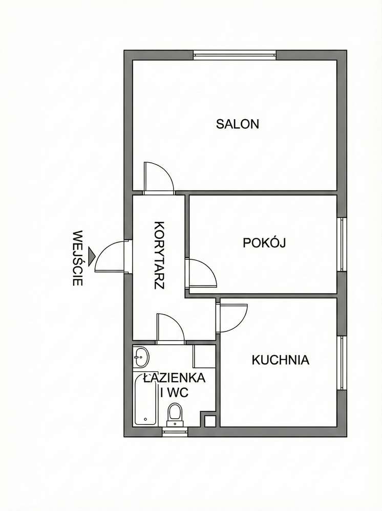 2 pokoje z osobną kuchnią - idealne na start lub inwestycję-10