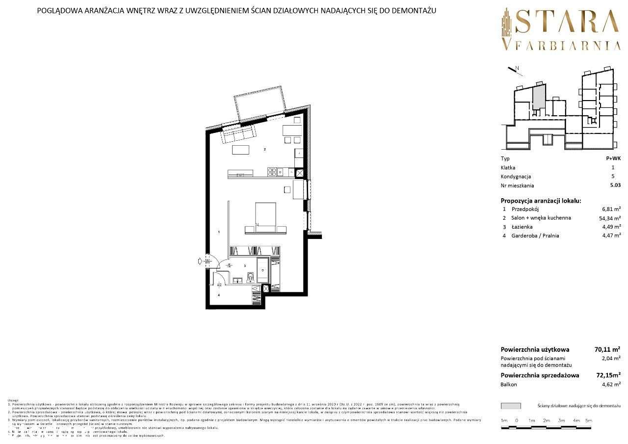 Apartament w Śródmieściu w nowej inwestycji - Pełny obrazek: 3/13