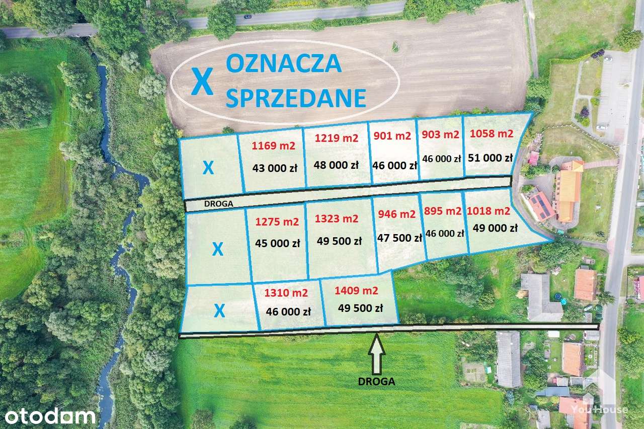 Kompleks 12 działek budowlanych na sprzedaż – Piotrowice - Pełny obrazek: 4/20