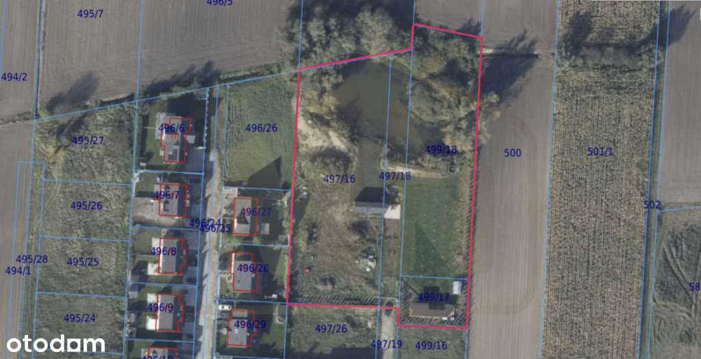 Atrakcyjna działka z własnym stawem, Dąbcze-10