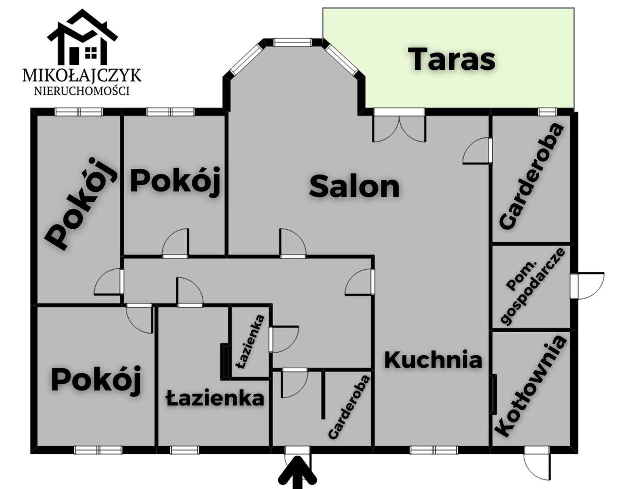 Funkcjonalny dom w Bartoszycach / do zamieszkania / 164 m2-17