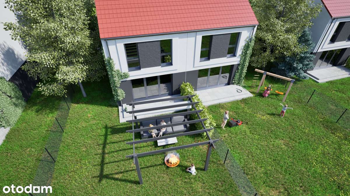 Budynki jednorodzinne w zabudowie bliźniaczej- DUŻE OGRODY - Pełny obrazek: 4/7