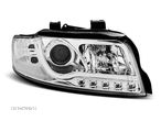 LAMPY AUDI A4 B6 00-04 LED TUBE CHROME DRL - 1