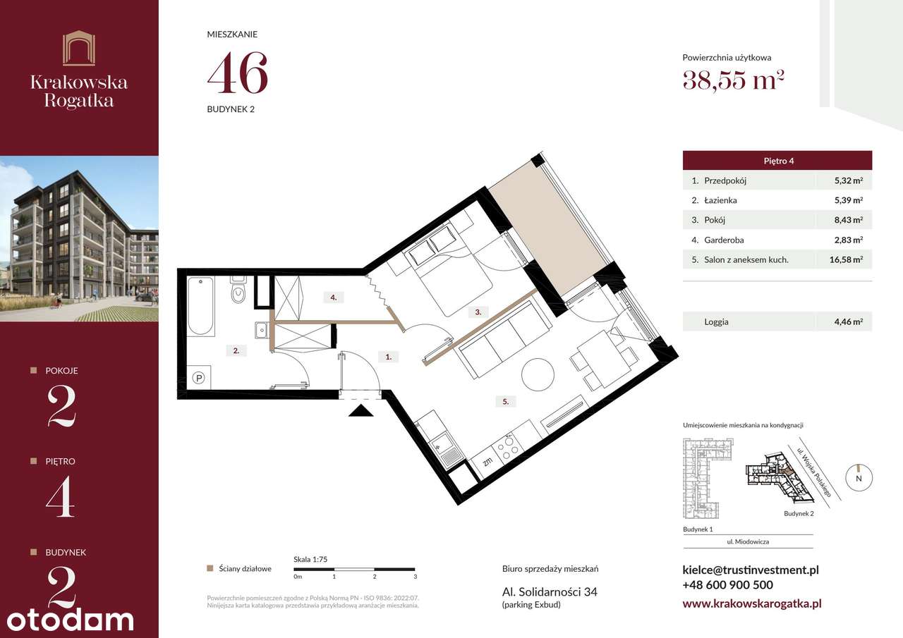 Krakowska Rogatka | mieszkanie 2-pok. | 2_46 - Pełny obrazek: 3/8