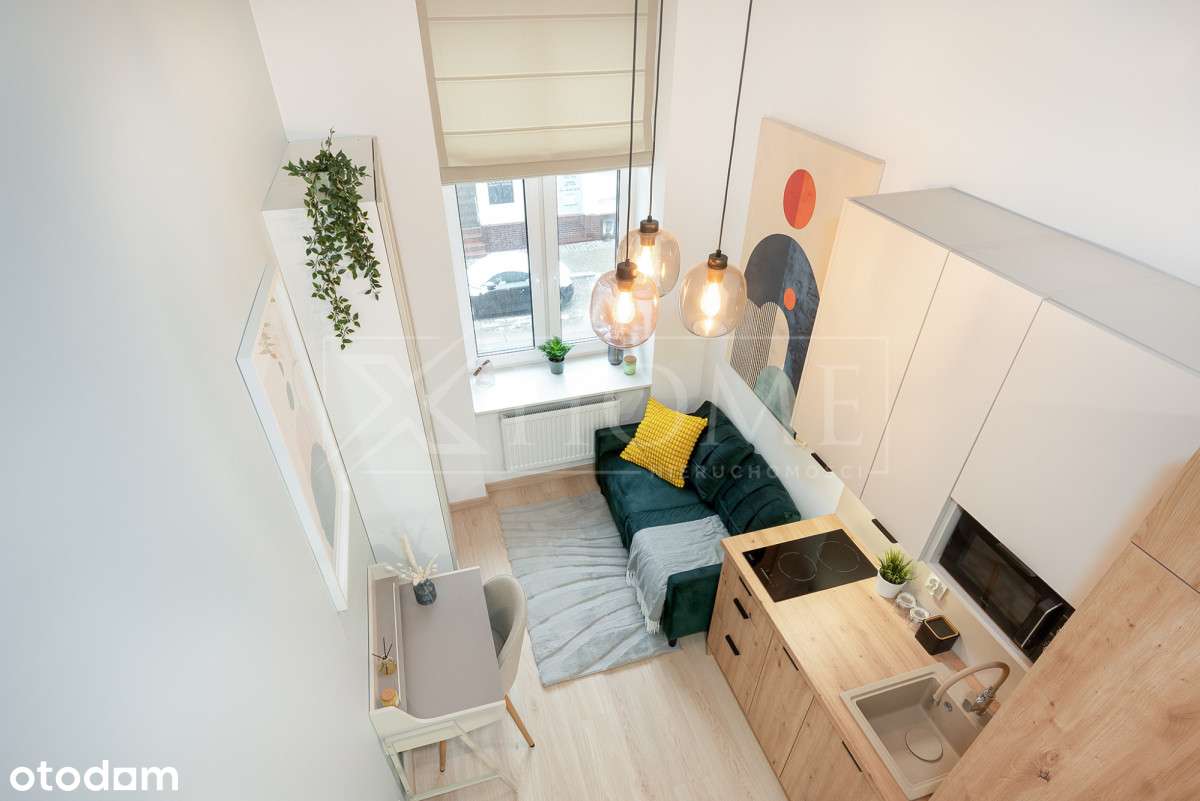 kawalerka przy Manu, front, antresola-4