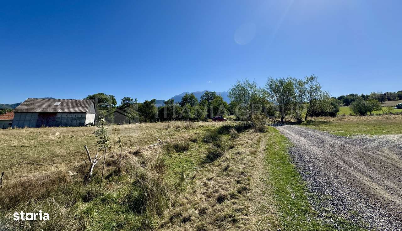 Teren intravilan parcelabil, priveliște spre munți, Sohodol, Bran-8