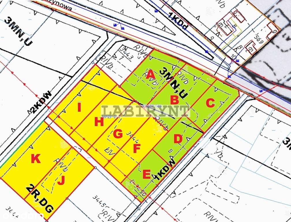 Kamienica Polska, działka budowlana 1336m2, 21x64-4
