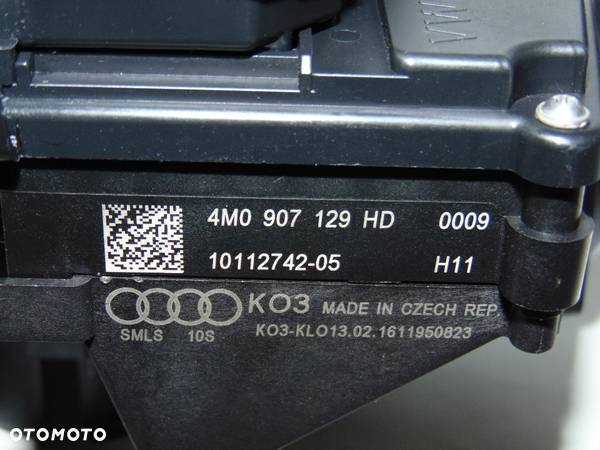 Oryginalny przełącznik świateł wycieraczek tempomat 4M0907129HD Audi A4 B9 8W kombi 15-19r - 2