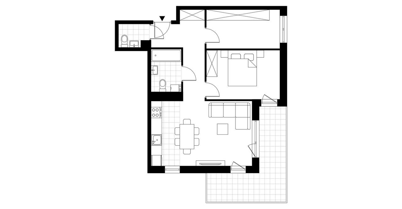 3-pokojowe mieszkanie 56m2 + balkon Bez Prowizji - Pełny obrazek: 4/9