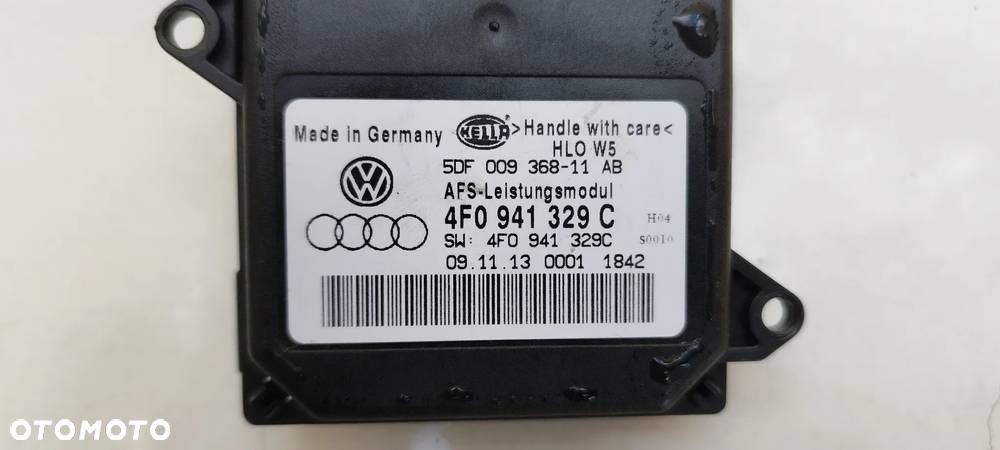 Przetwornica Moduł AFS Skręt 4F0941329C Audi VW Nowy Oryginał - 2