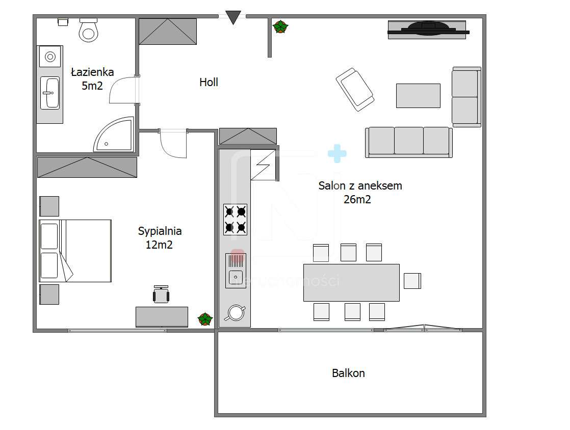 Piękne wnętrze| Ponad 3m sufit| Park| Sprawdź - Pełny obrazek: 5/5