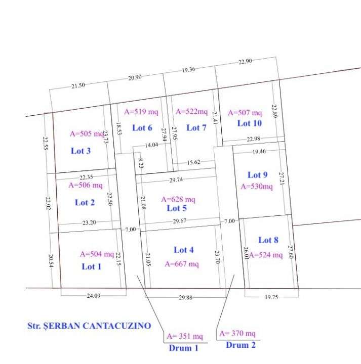Snagov- Ciofliceni, loturi de casa intre 504-670mp, Șerban Cantacuzin-3