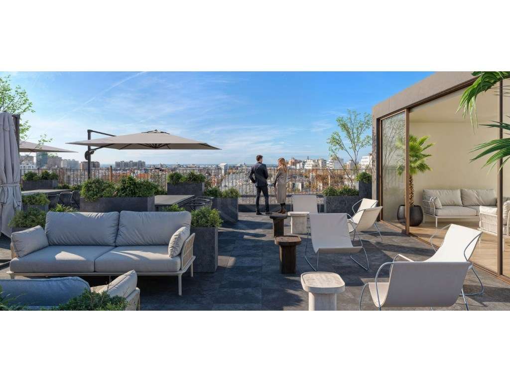 Apartamento T2 em Empreendimento de Arquitetura Sofisticada em Mato... - Grande imagem: 5/13