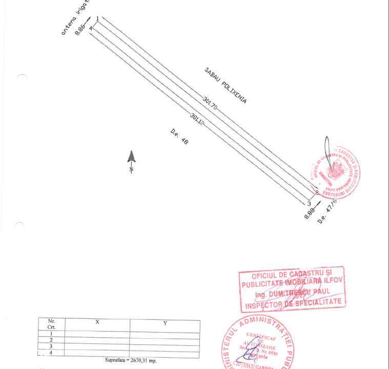 Teren Extravilan In Rate Primaverii Com. Berceni | 2670mp | #EG52 - Imagine principală: 4/4