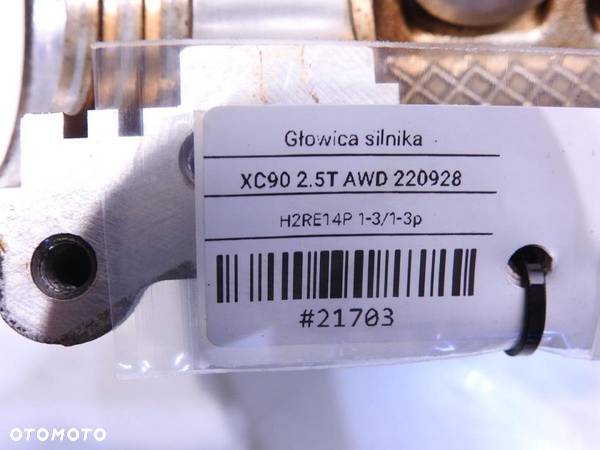 GŁOWICA SILNIKA VOLVO XC90 I 2.5 T 1001837005 - 10