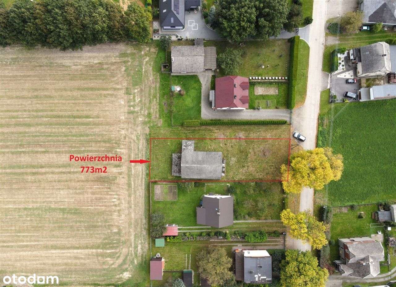 Działka w Ćwiklicach. Spokojna okolica.