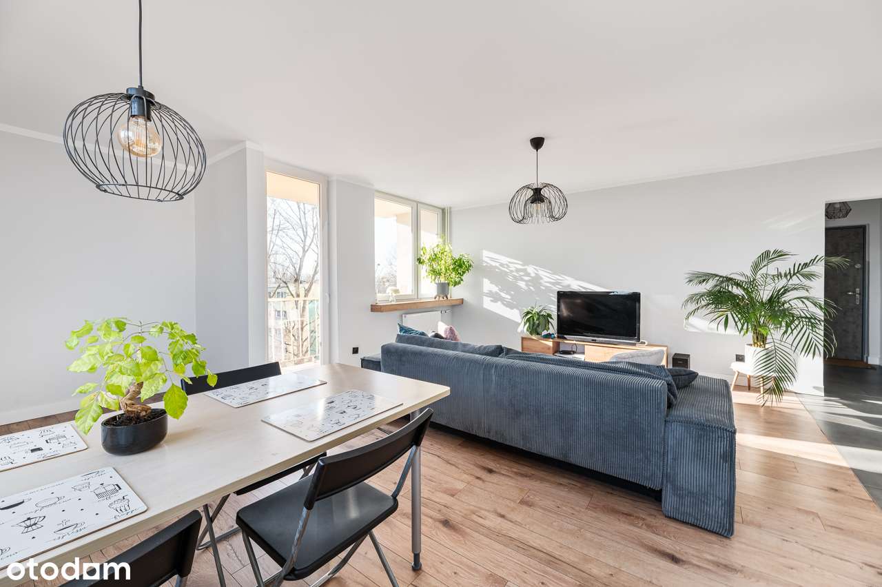 Stylowe, odnowione 3 pok. z balkonem, przestrzeń i światło na Żabieńcu - Pełny obrazek: 1/15