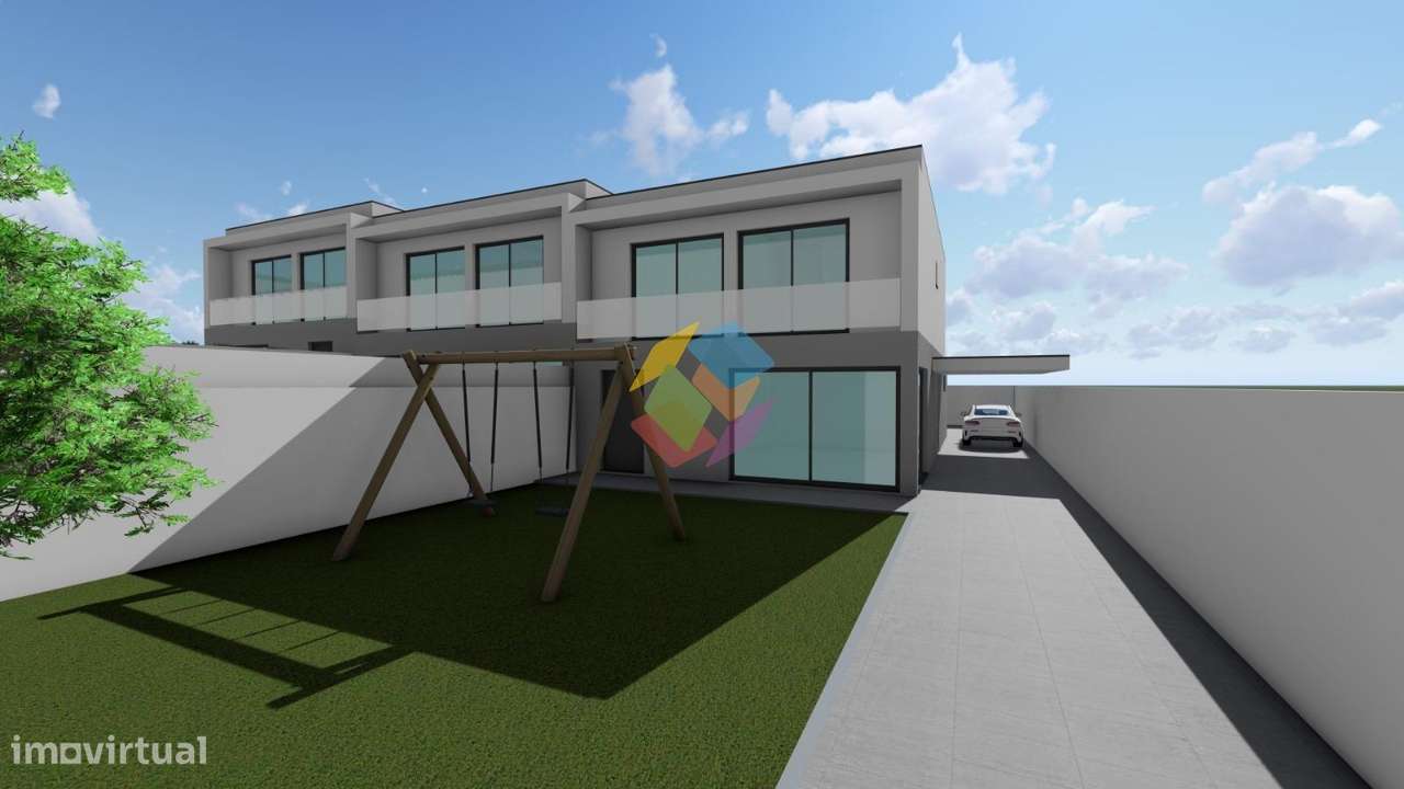 Moradia Geminada T3 Santa Maria de Lamas com piscina - Grande imagem: 4/33