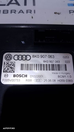 Calculator / Modul Confort Audi A4 B8 2008 - 2013 Cod Piesa : 8K0 907 063 / 8K0907063 - 2