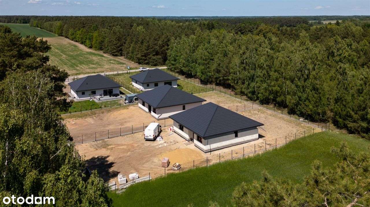 Dom parterowy obok lasu Stan dewelop Działka 1000-14