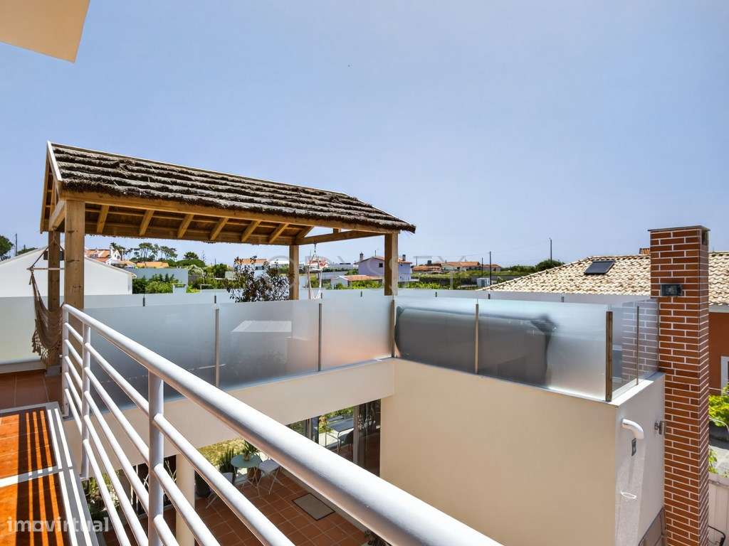 Villa entre litoral e campo com vista mar perto da Ericeira-49