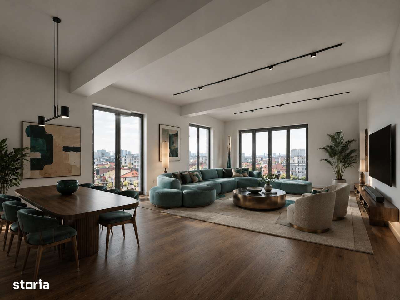 Penthouse de lux 246 mp | 4 cam | Crangasi | vedere lacul Morii-2