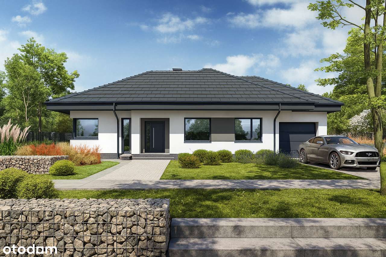 Nowy dom pow.150m2/ garaż/ działka 1075m2/ogrodzony/malownicza okolica-1