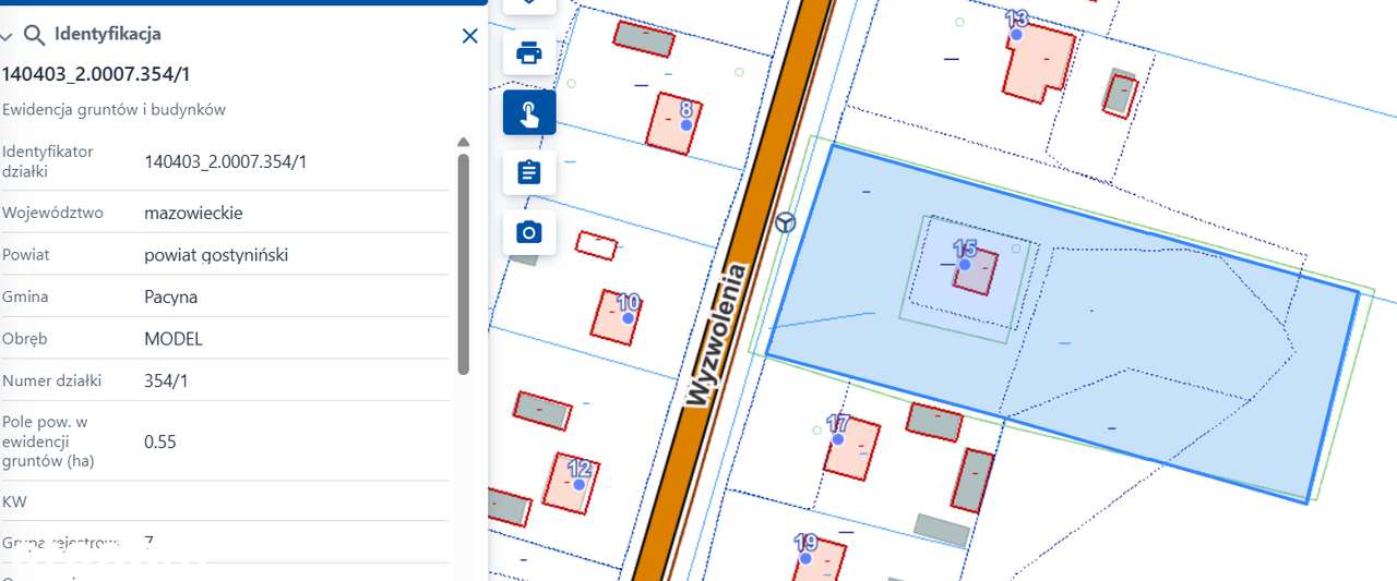 Działka 5500 m2  z domem do rozbiórki z czerwonej cegły-8