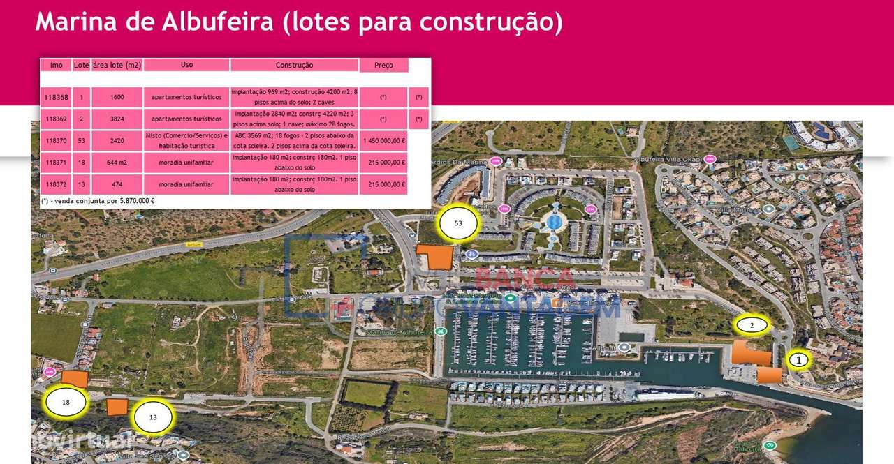 Terrenos para construção na Marina de Albufeira - Grande imagem: 3/7