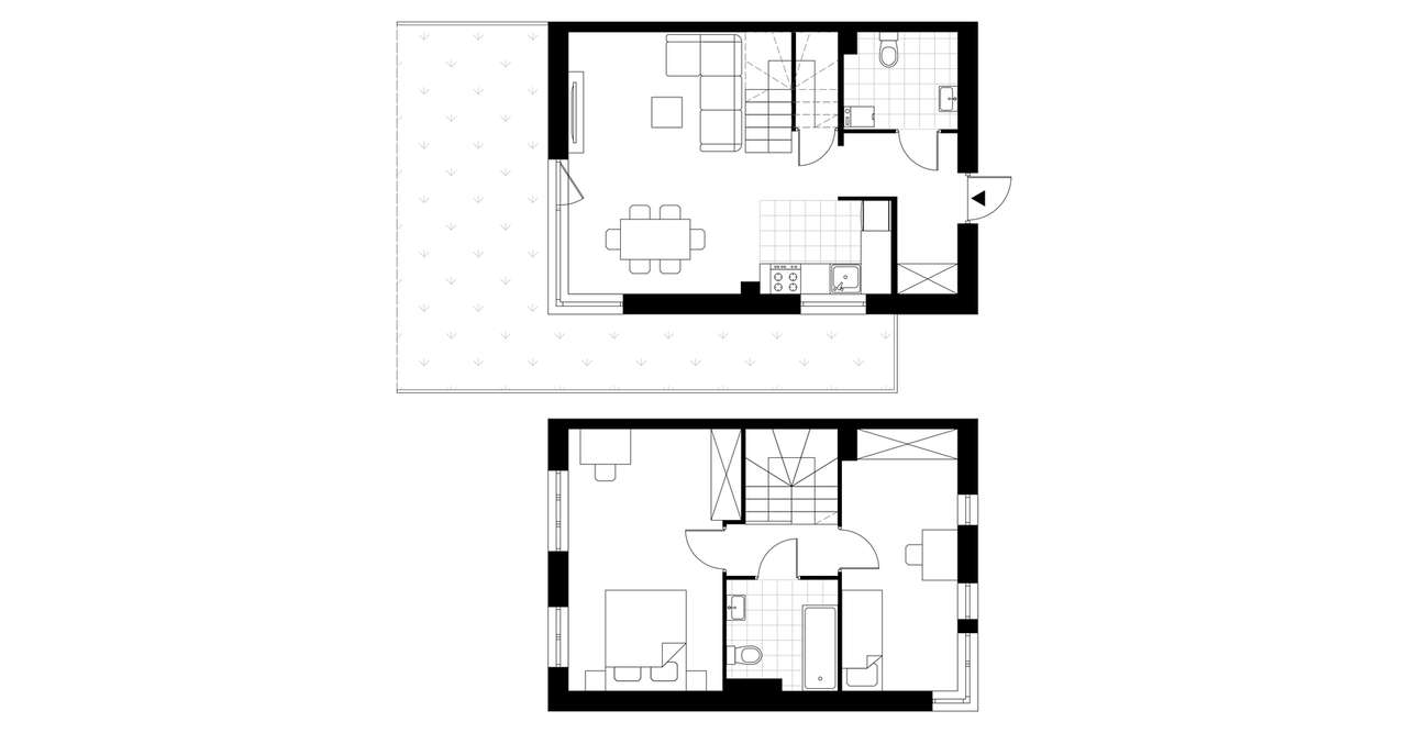 3-pokojowy dom 76m2 + ogródek Bez Pośredników - Pełny obrazek: 2/7