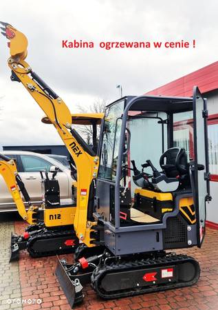 NEX Minikoparka z kabiną ogrzewaną N12 Yanmar Power - 3