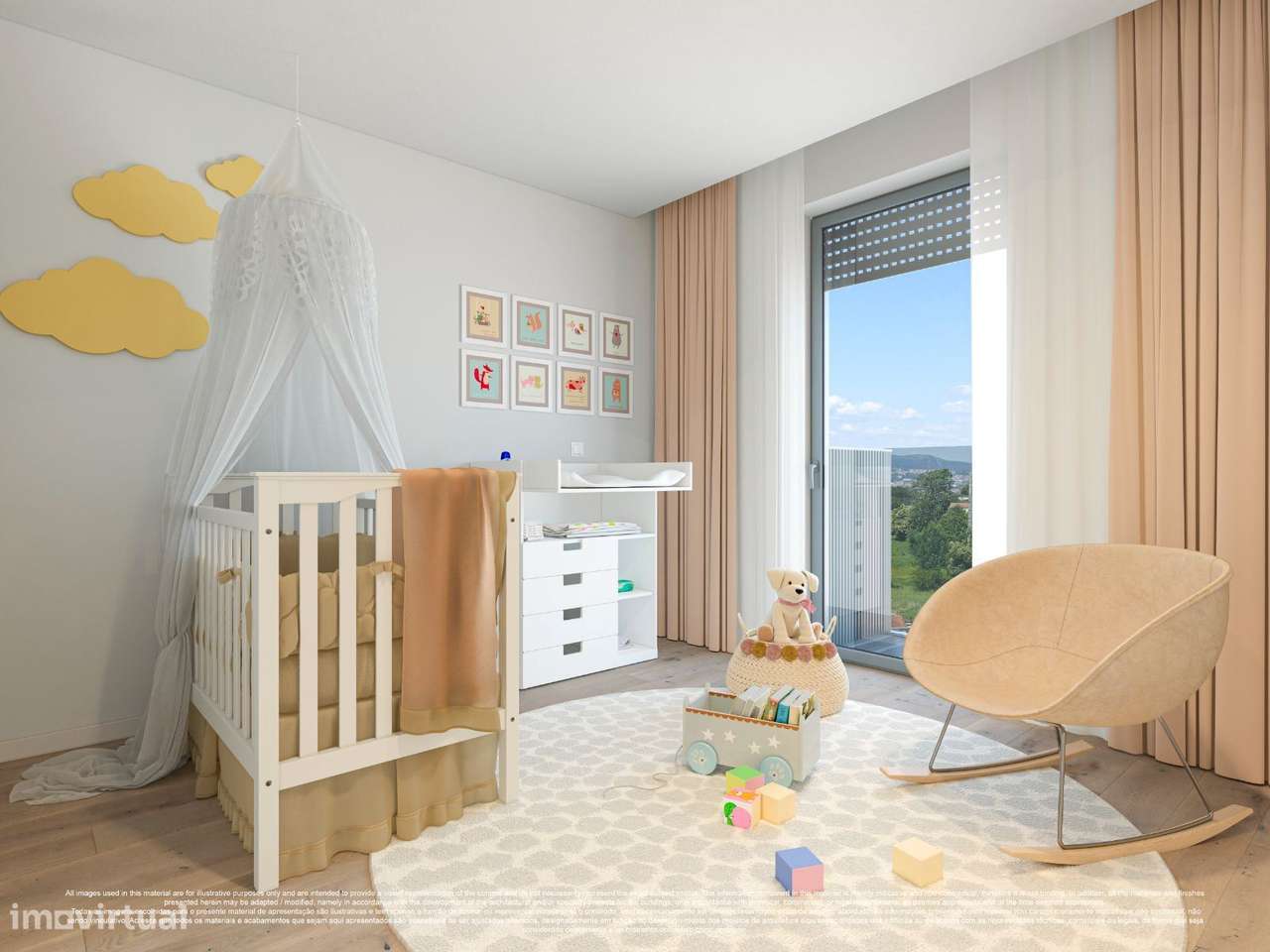 Apartamento T2 no Empreendimento Park View II – Vila Nova de Gaia - Grande imagem: 5/8