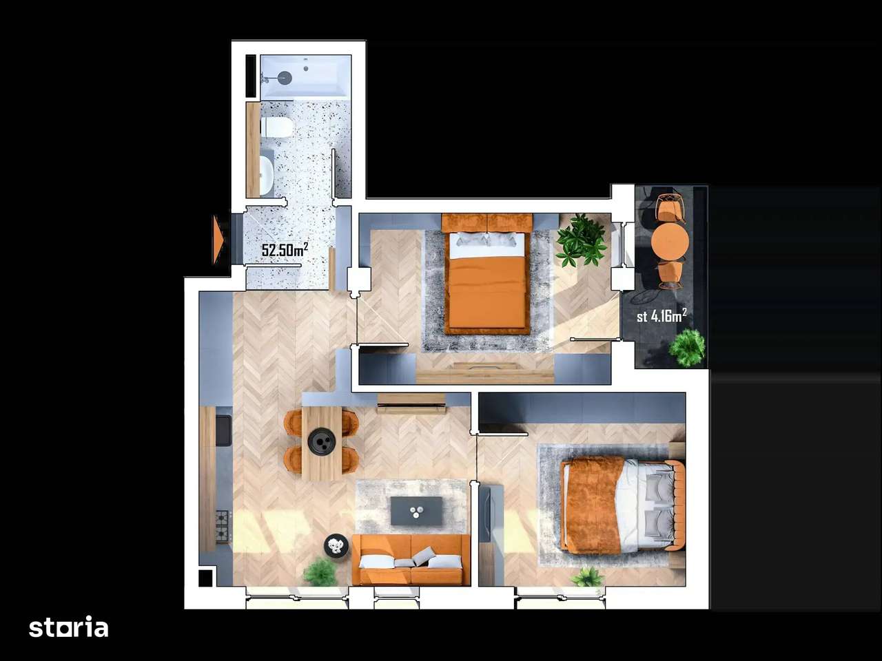 Apartament 3 camere , ESTIMO Apahida - Imagine principală: 2/15