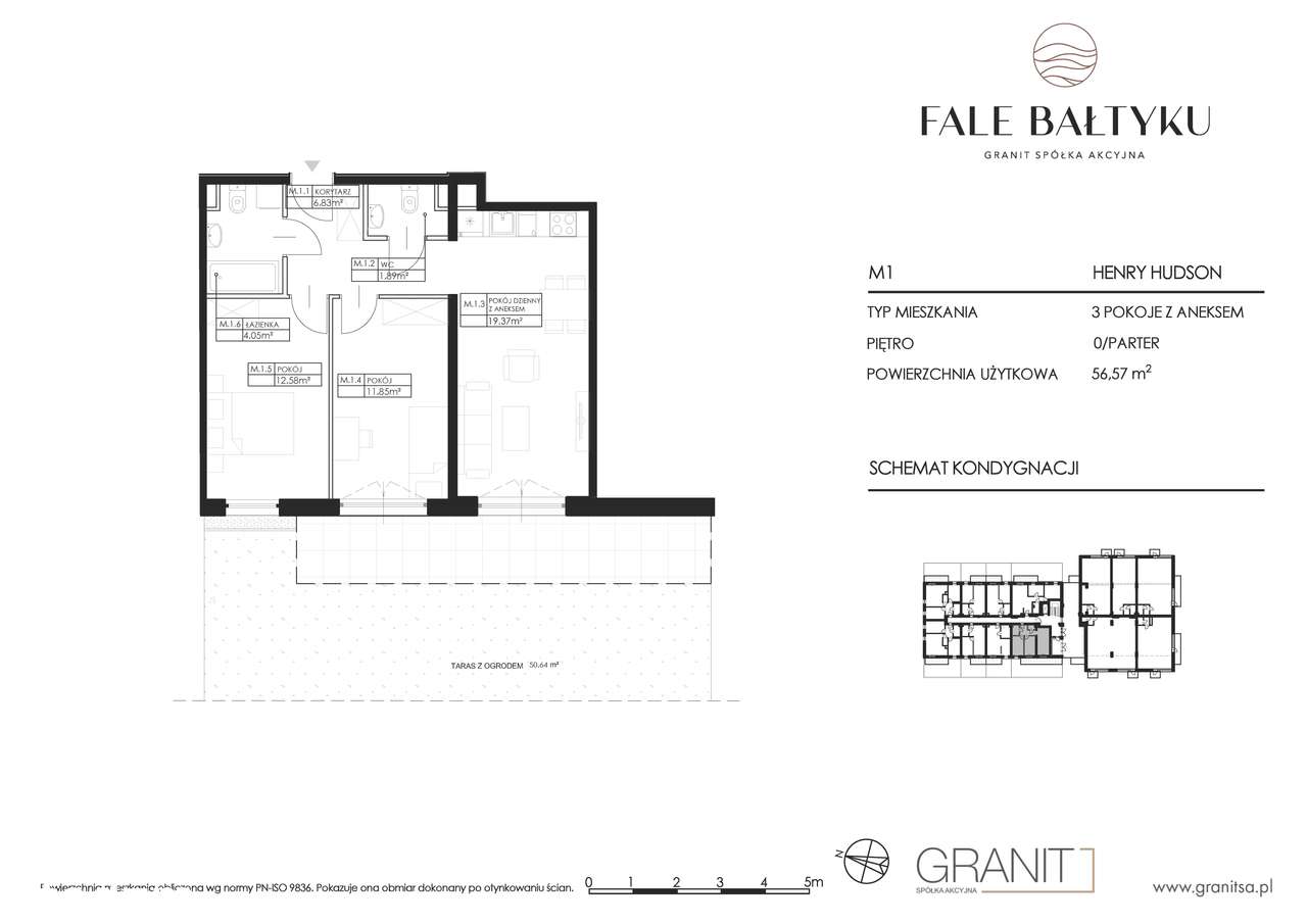 M1 | 3 pokoje z ogródkiem-1