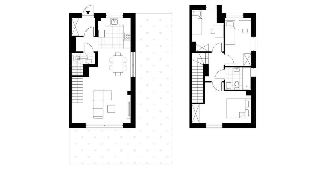 4-pokojowy dom 66m2 + ogródek Bez Pośredników - Pełny obrazek: 3/8