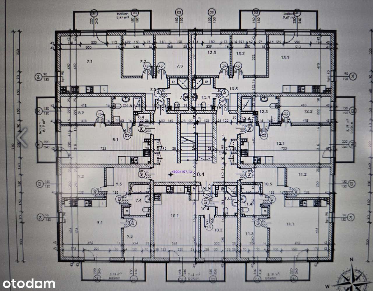 NOWE 3 pokoje, balkon, centrum, garaż podziemny, piwnica, Ip.-3