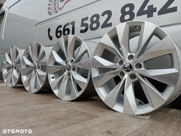 FELGI ALUMINIOWE 5x112 R18 8J ET44 SKODA ENYAQ KAROQ KODIAQ OCTAVIA SUPERB YETI - 4