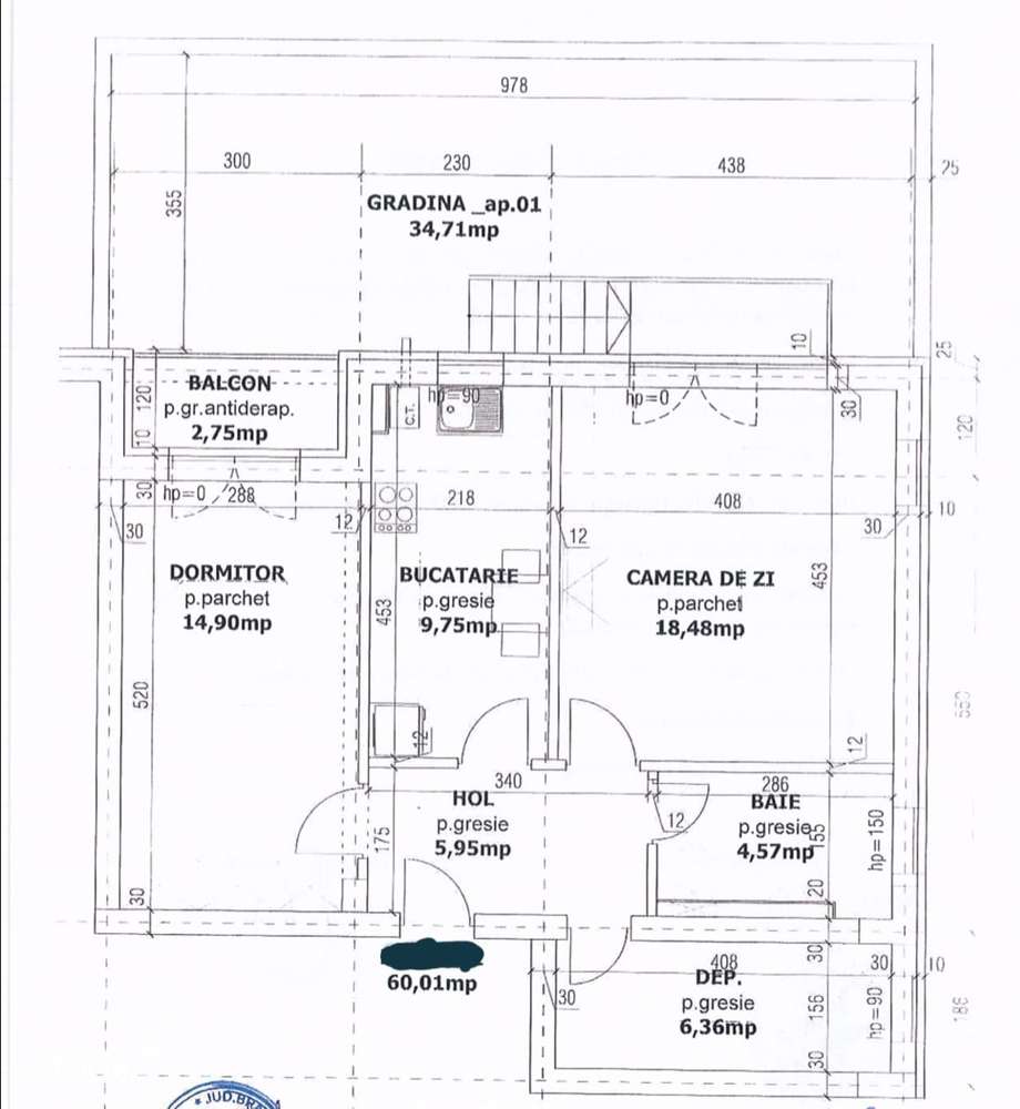 Apartament 2 camere cu birou si gradina-Avantgarden 3-Cod intern 2997-9