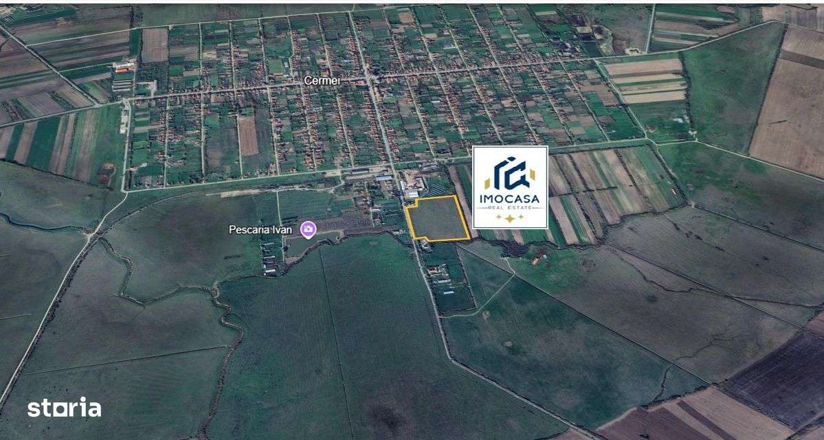 De vanzare Teren intravilan 46.336 mp Cermei Arad, FS DJ793 utilități-1