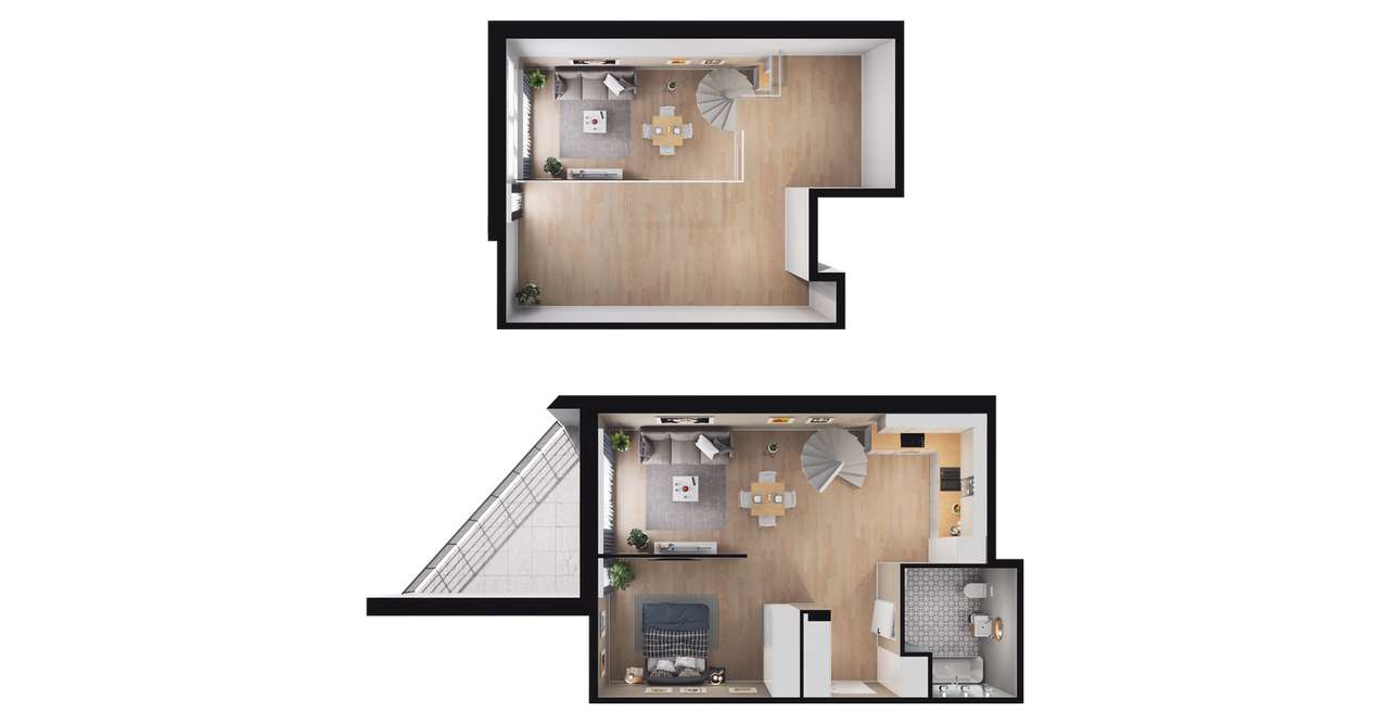 4-pokojowe mieszkanie 79m2 + loggia - Pełny obrazek: 2/8