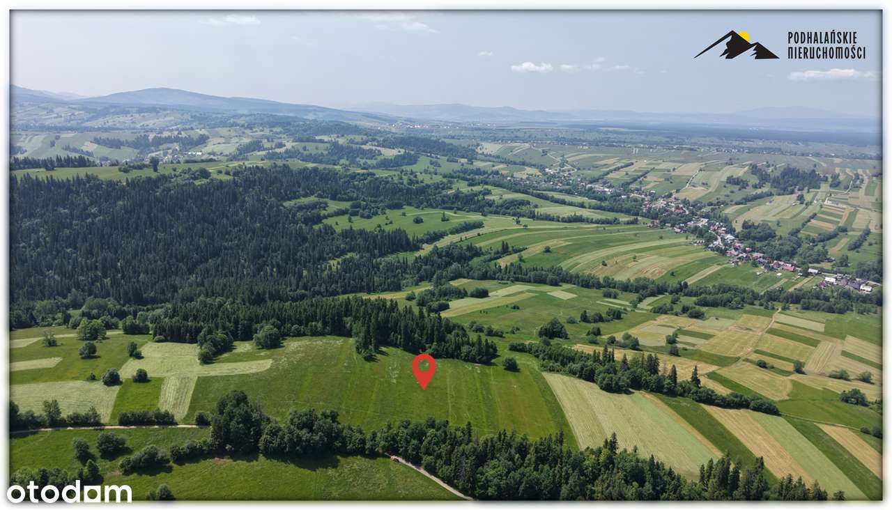 Działka z ładnym widokiem i formalnym dojazdem w Ratułowie-6