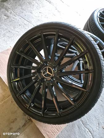 Audi Mercedes Koła Felgi Vossen 5x112 19 cali 235 35 19 Czarny Polysk - 3