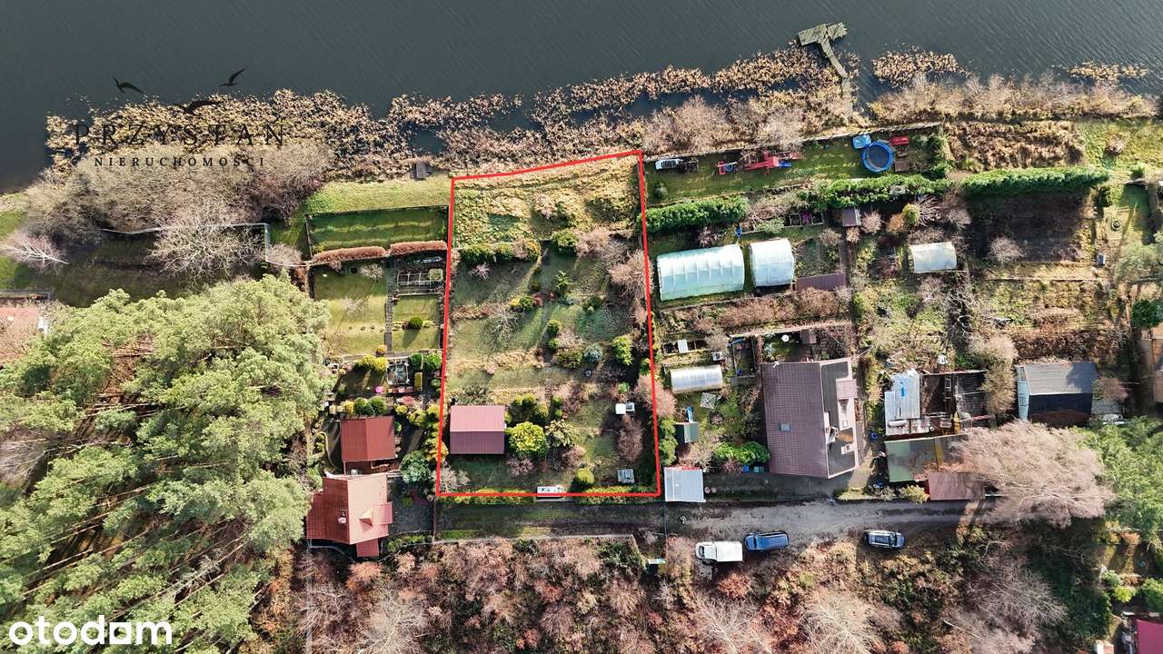 Działka z linią brzegową jeziora | Woda, gaz, prąd, światłowód - Pełny obrazek: 3/6