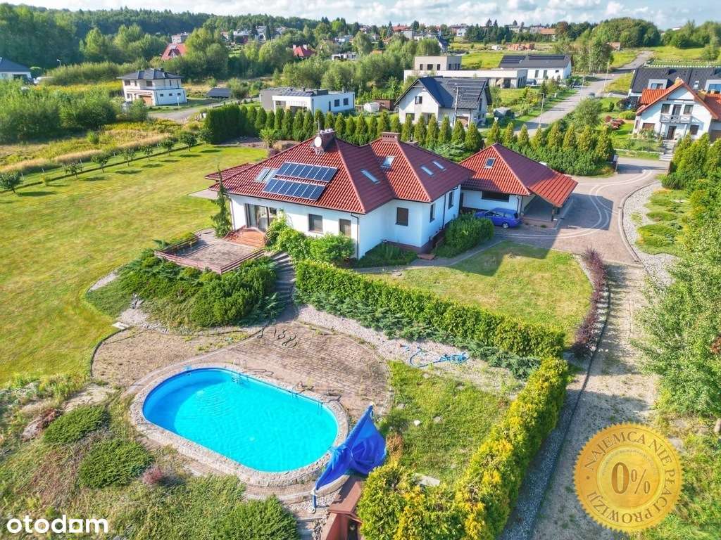 Reprezentacyjna willa z basenem, ogromnym ogrodem - Pełny obrazek: 5/20