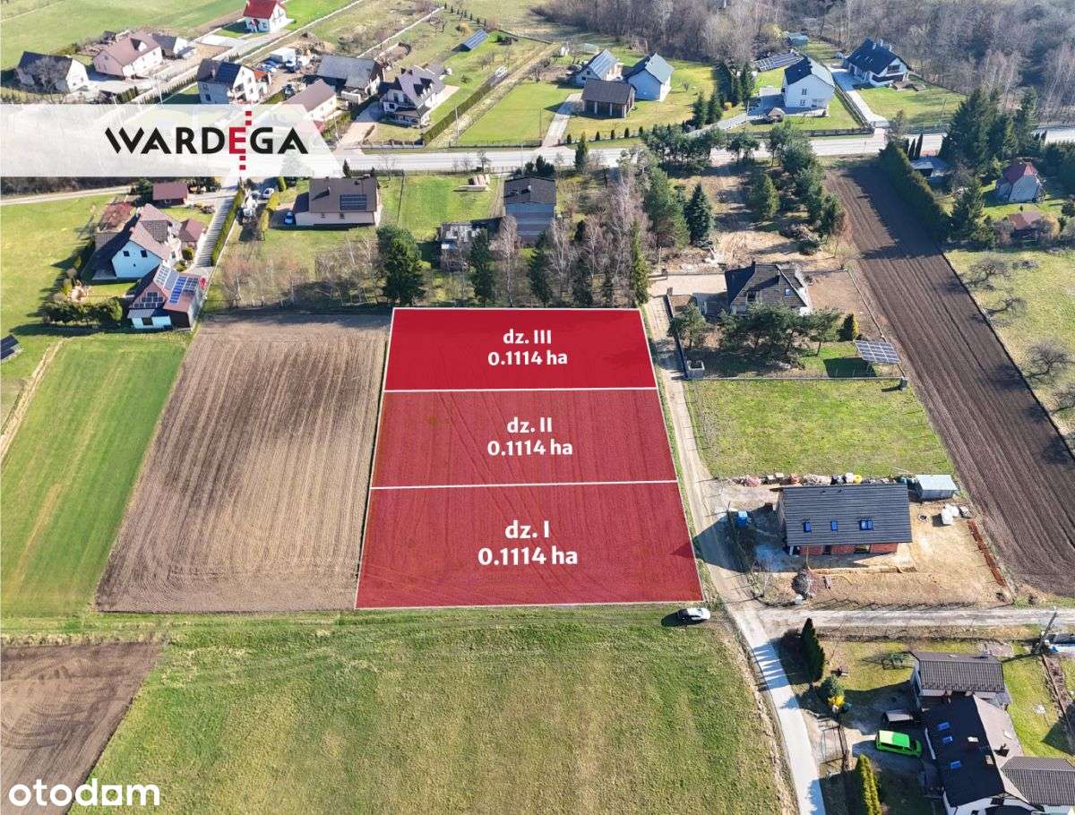 Działka budowlana 11.14 a (dz. I) - Sławkowice - Pełny obrazek: 5/5